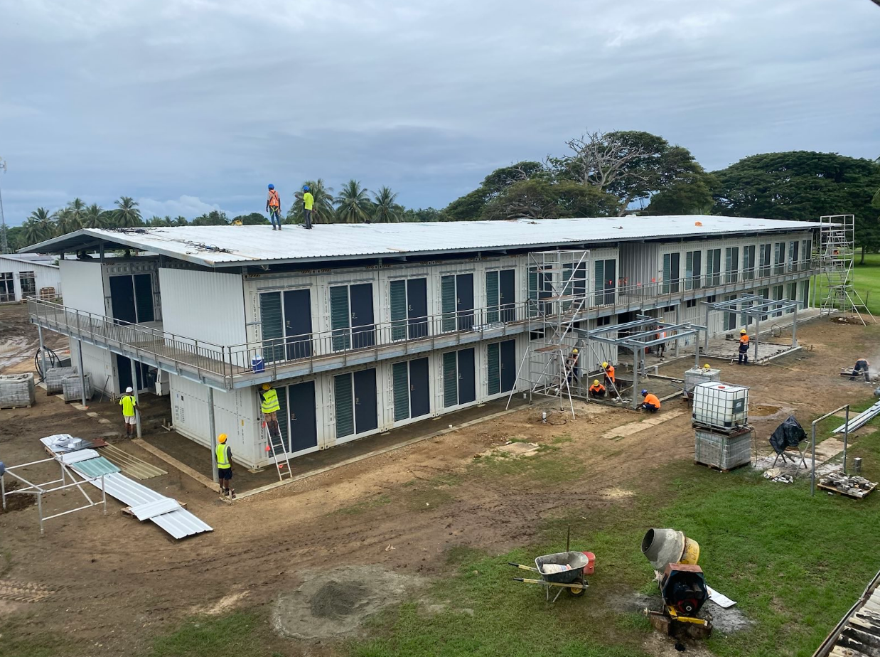Construction of a new 100-person live-in accommodation (LIA) block