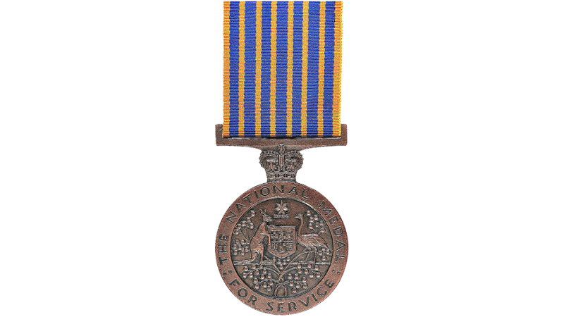 National Medal front