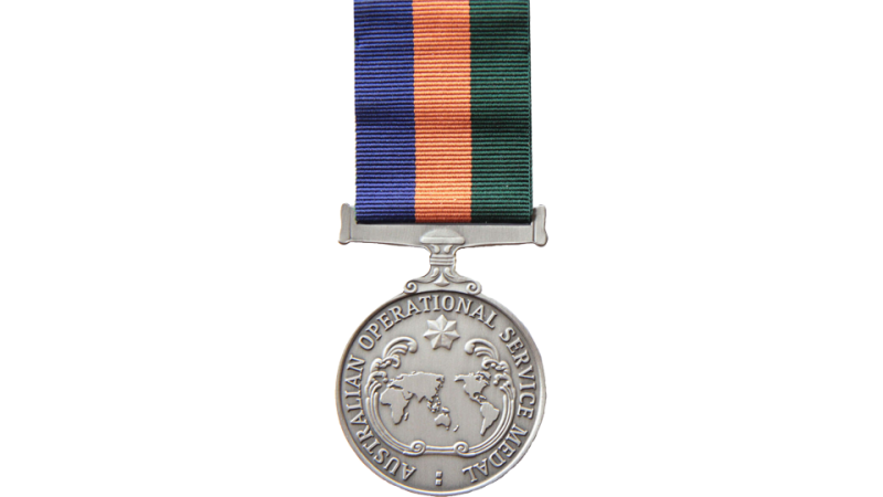Australian Operational Service Medal - Border Protection front