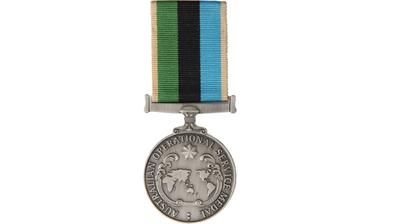 Australian Operational Service Medal - Greater Middle East Operation front