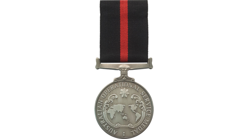 Australian Operational Service Medal - Special Operations front