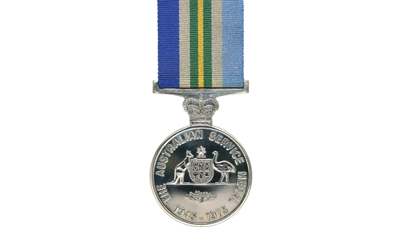 Australian Service Medal 1945-75 front