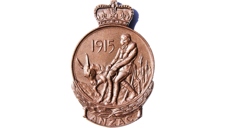 Anzac Commemorative Medallion front