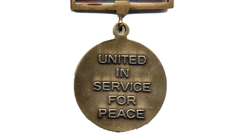 Multinational Force and Observers Medal back