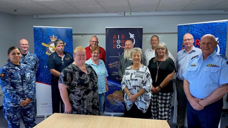 Air Force and Katherine region community leaders attend the RAAF Base Tindal information session.