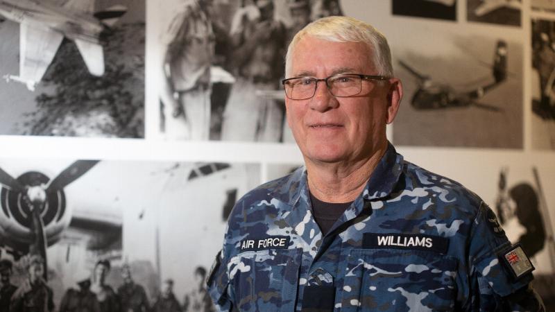 Wing Commander Greg Williams works with the Directorate of Historic Unrecovered War Casualties. Photo: Corporal Kylie Gibson