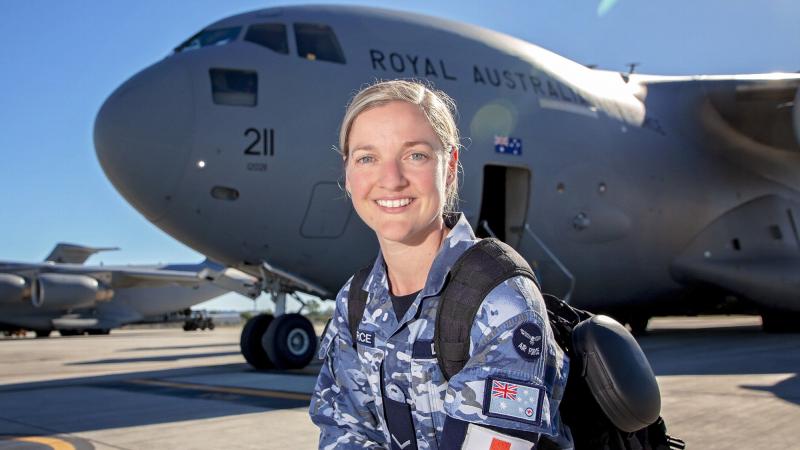 Medical Assistant Leading Aircraftwoman Hayley Daniel from No. 1 Expeditionary Health Squadron at RAAF Base Amberley. Photo: Corporal Nicci Freeman
