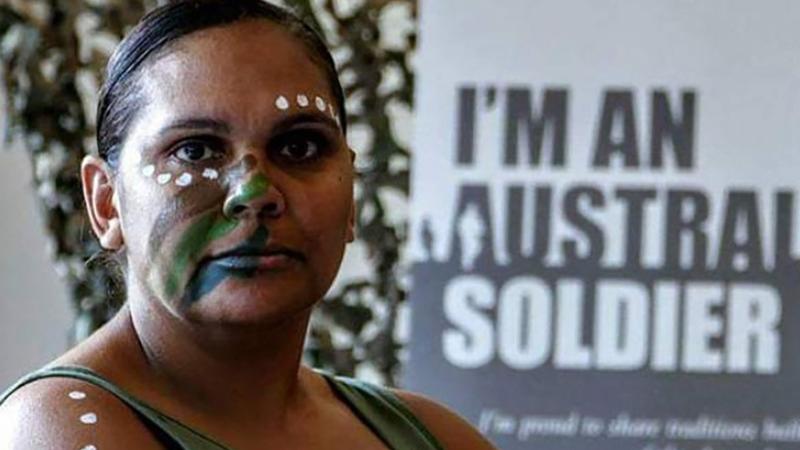  Then Private Tianita McDonnell at Kapooka on graduation of the Army Indigenous Development Program in 2017.