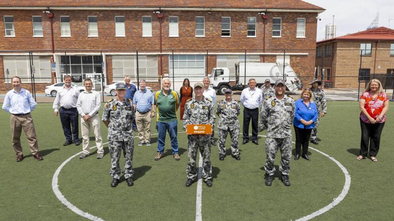 The Adelaide-class Guided Missile Frigates System Program office staff at Garden Island, Sydney. Photo: Able Seaman Sittichai Sakonpoonpol