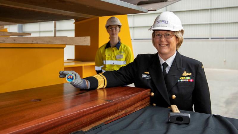 Head Maritime Systems at Capability Acquisition and Sustainment Group Rear Admiral Wendy Malcolm. Photo: Leading Seaman Ronnie Baltoft