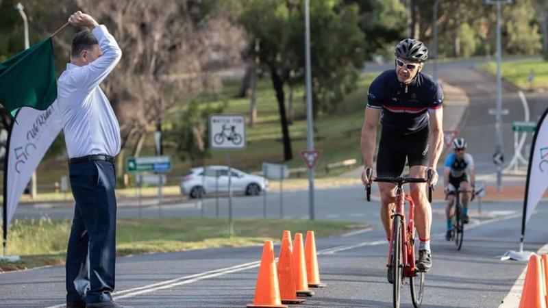 ADF cyclist Major Paul Watson placed 5th in the hill climb event held as part of the Australian Parliament Sports Club’s Recognition Sports Festival.