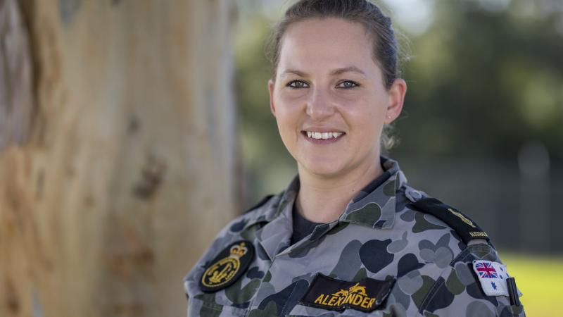 Able Seaman Brittany Alexander transferred from the Canadian Navy to the Royal Australian Navy in 2015. Photo: Chief Petty Officer Cameron Martin