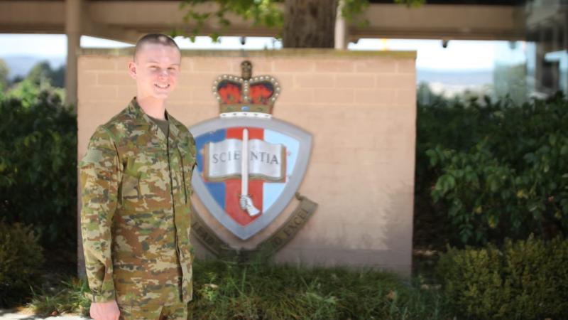 Officer Cadet James Hylton-Cummins has joined the Australian Defence Force Aademy. 