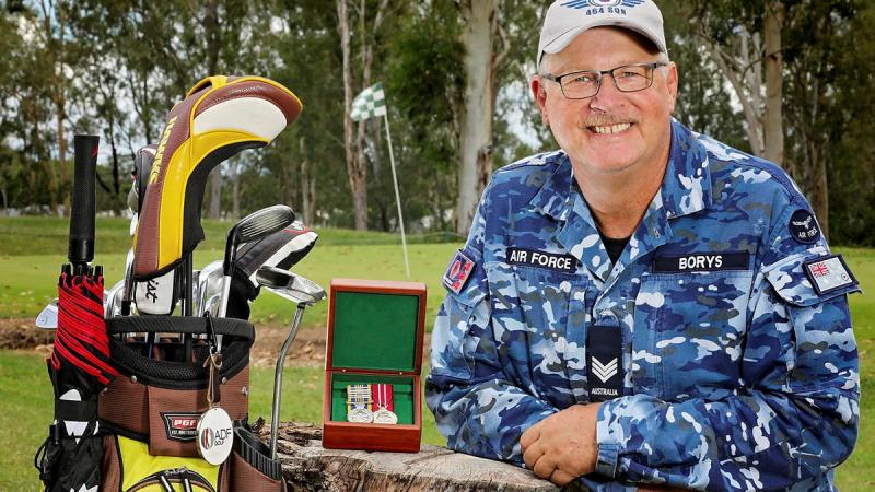 Senior Air Force Imagery Specialist Sergeant Pete Borys, from No. 464 Squadron RAAF Base Amberley Detachment, has clocked up 40 years’ service in the ADF. Photo: Corporal Nicci Freeman