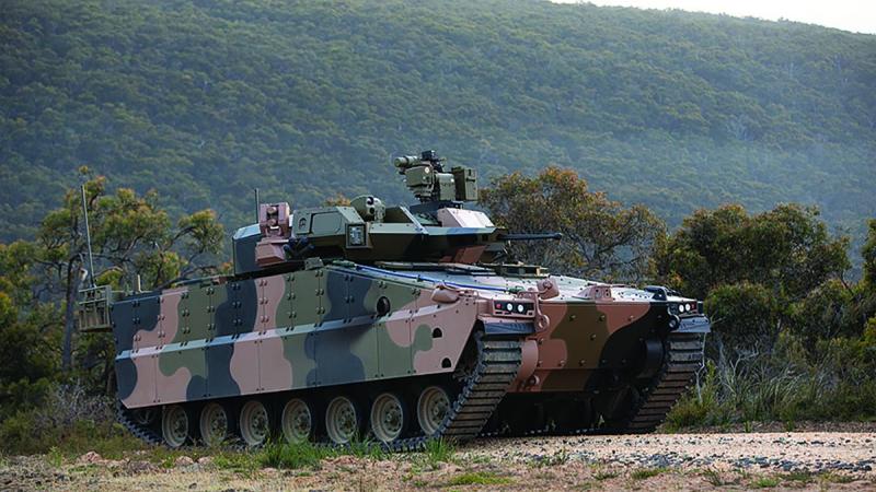 The Hanwha Redback Infantry Fighting Vehicle, above, and the Rheinmetall Lynx Infantry Fighting Vehicle, below, have been delivered to Defence to support test and evaluation activities conducted as part of the Land 400 Phase 3 Risk Mitigation Activity. 