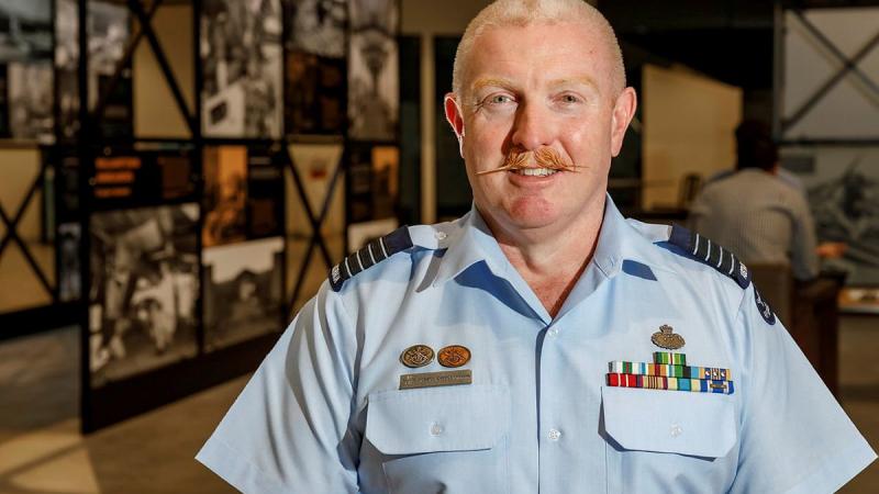 Officer Commanding No. 44 Wing Group Captain Robert Graham has been inducted into the Australian Air Force Cadets' Hall of Fame. Photo: Corporal Craig Barrett