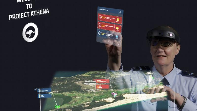 Air Force's Jericho Disruptive Innovation team is piloting virtual operations rooms on air bases across the country using Microsoft HoloLens 2 headsets to project a hologram of the battlespace in front of the user.