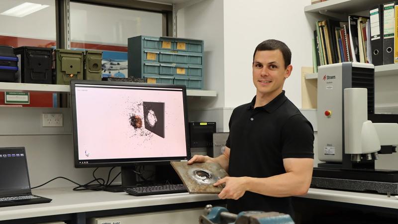 Defence scientist, Dr Brodie McDonald has been awarded the 2021 Land Forces Young Innovator award.