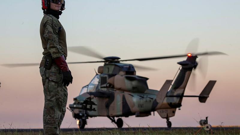 Corporal Laura Wakeling joined the Army as an aviation ground crew member at the age of 33, realising a long-held ambition. Photo: Corporal Craig Barrett