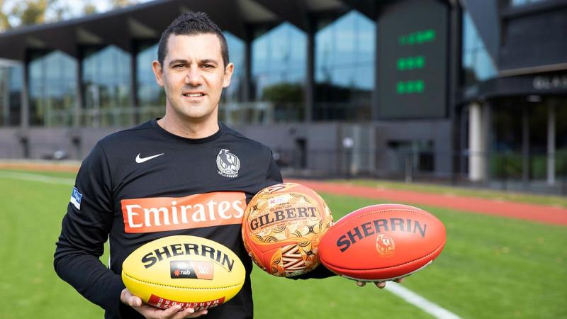 Physical training instructor Sergeant James Debono at the Collingwood Football Club headquarters at Olympic Park, Victoria. Photo: Leading Seaman Bonny Gassner