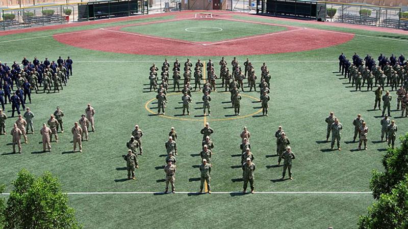Participants from the RAN, United States Navy, Royal Navy and French Marine Nationale during Exercise Artemis Trident in Bahrain. 