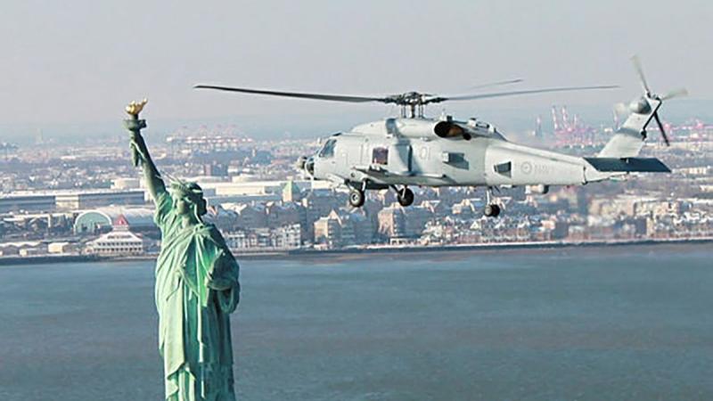  The Royal Australian Navy and the United States Navy are this week acknowledging the 10-year anniversary of mateship on the MH-60R Seahawk Romeo Multi-Mission Helicopter Program. Photo: Lieutenant Commander Josh Carey