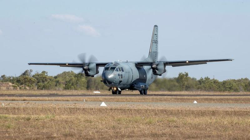 An Air Force C-27J Spartan aircraft during Exercise Talisman Sabre 2021. Photo: Leading Aircraftwoman Jacqueline Forrester