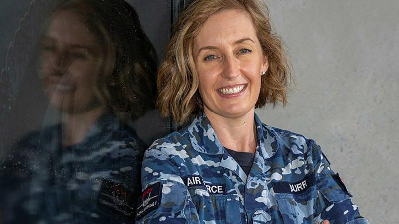 Squadron Leader Louise Burr is a finalist in the Australian Defence Magazine 2021 Women in Defence Awards. Photo: Sergeant David Gibbs