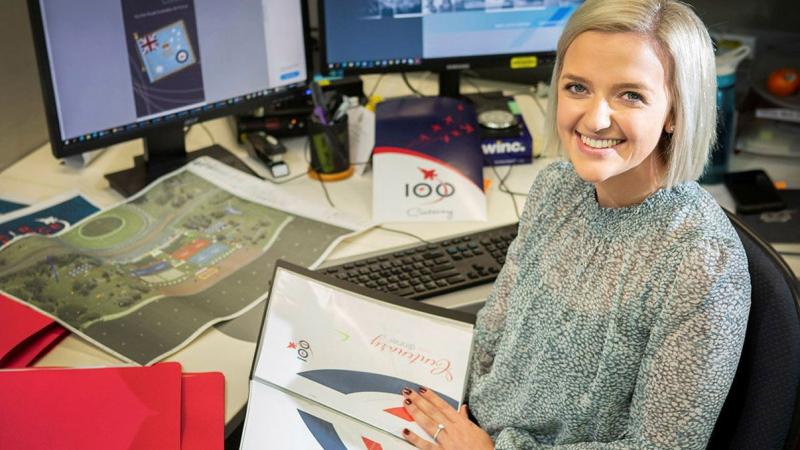 Deputy Director of Air Force Events Olivia Hannan has been awarded an industry scholarship. Photo: Sergeant Rob Hack