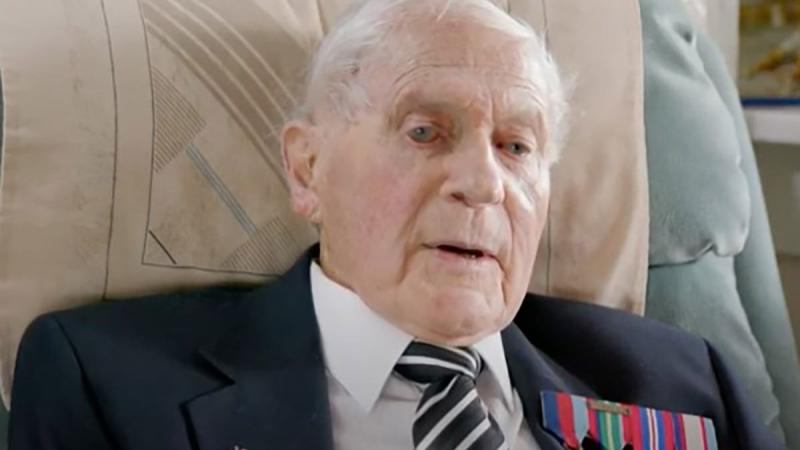Dr Victor Leonard in later life during a television interview.
