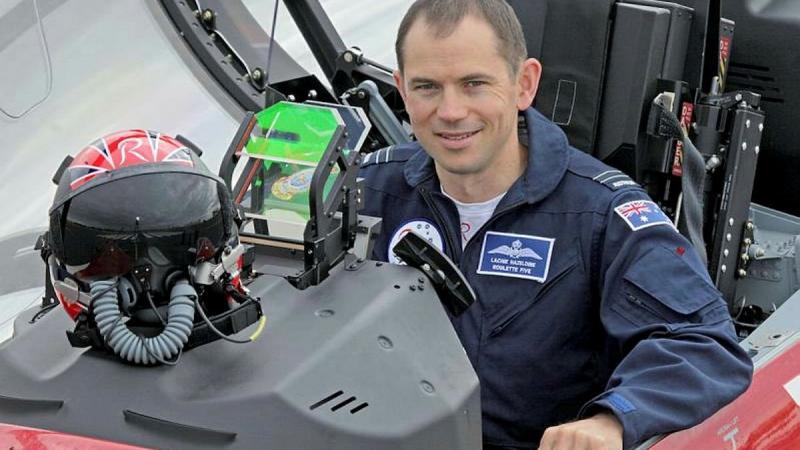 Flight Lieutenant Lachie Hazeldine, aka Roulette Five, has retired as one of the longest-serving members of The Roulettes after nine seasons.