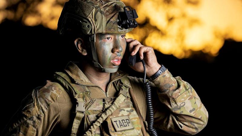 Leading Aircraftman Chalin Sawangsri during Exercise Talisman Sabre 2021. Photo: Corporal Brandon Grey