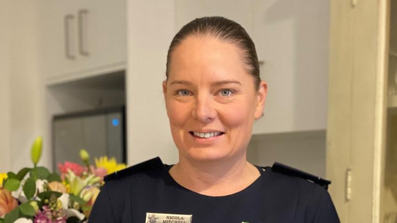 Award-winning Officer Training School graduate, Pilot Officer Nicola Mitchell.