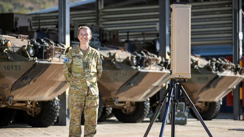 Lieutenant Laura Sehmish-Lahey is the Regimental Technical Adjutant at the 2nd Cavalry Regiment, Lavarack Barracks, Queensland. Photo: Corporal Brodie Cross