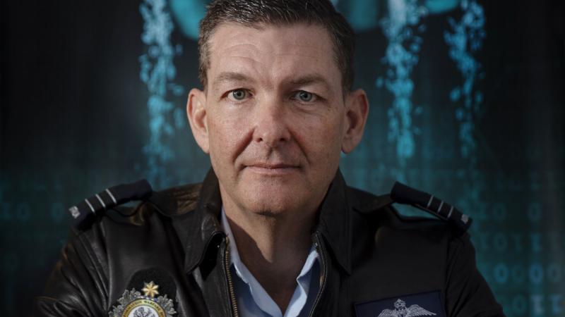 Director Joint Cyber Wing Commander Paul Pettigrew in Canberra. Photo: Petty Officer Lee-Anne Cooper