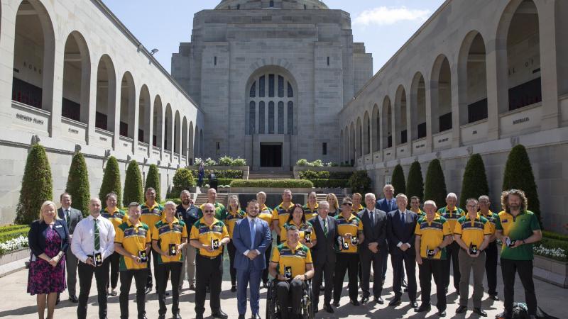 The Australian Sports Medal was awarded to Team Australia competitors and officials in recognition of their participation at Invictus Games Sydney 2018 at a ceremony held at the Australian War Memorial.