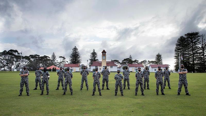 Hunter Division of Navy's Reserve Entry Officers’ Course 3-21 at HMAS Creswell.