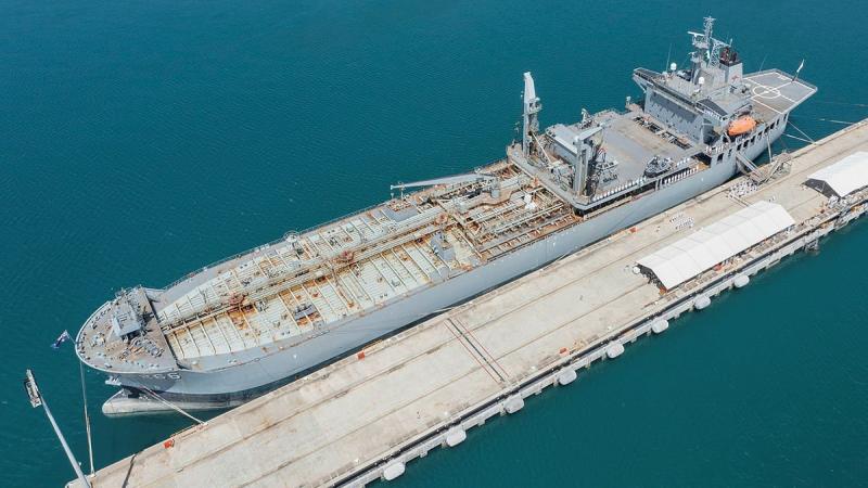HMAS Sirius was decommissioned at Fleet Base West, Western Australia, on December 18. Photo: Petty Officer Yuri Ramsey