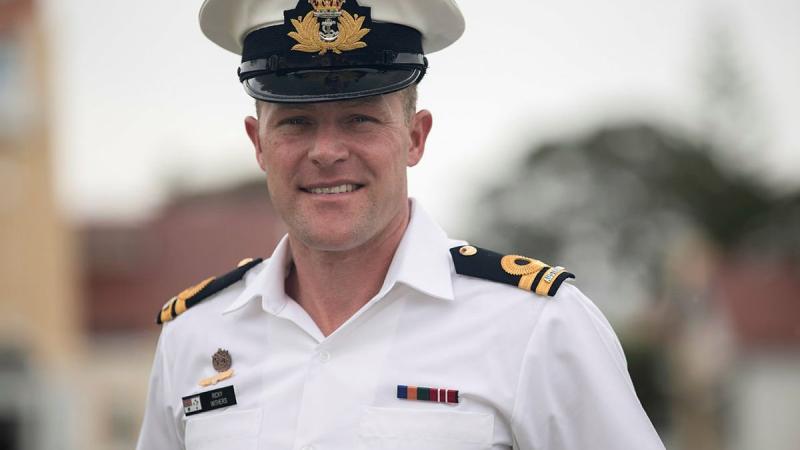 Lieutenant Rick Withers at HMAS Creswell. Photo: Leading Seaman Ryan Tascas