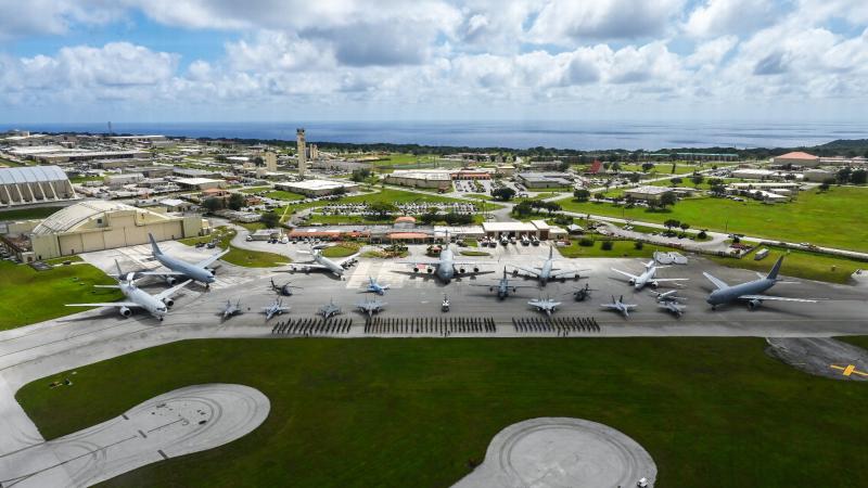 Exercise Cope North 22 personnel and aircraft from the Royal Australian Air Force, the United States Air Force and the Japan Air Self-Defense Force at Andersen Air Force Base, Guam. Photo: United States Air Force