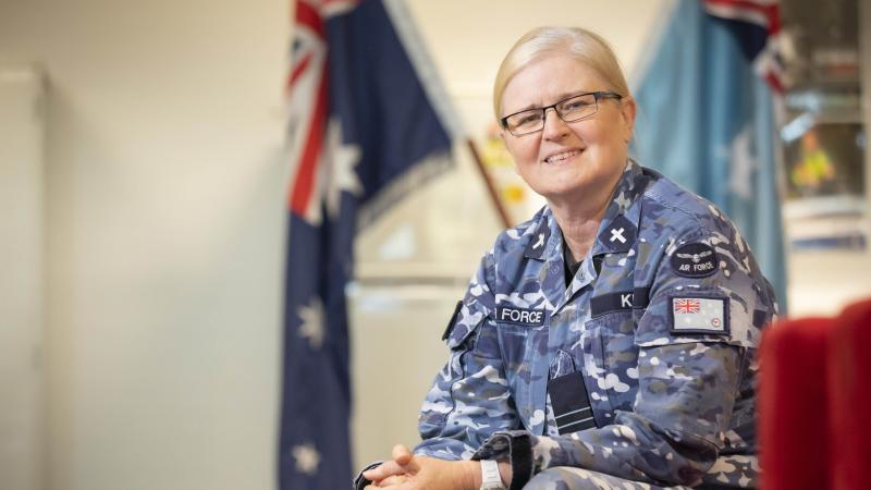 Wing Commander Robyn Kidd is the first female Air Force chaplain to be promoted to wing commander. Photo: Leading Aircraftman Stewart Gould