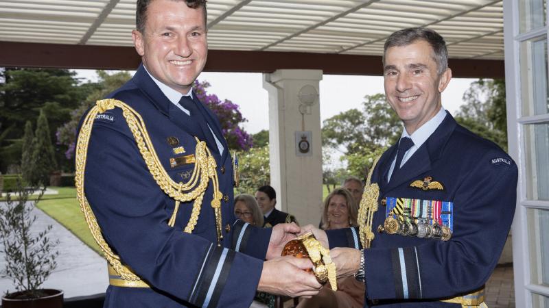 Air Force has welcomed Air Vice-Marshal Darren Goldie as the new Air Commander Australia, who was formally appointed during the Change of Command Ceremony on April 7. Photo: Corporal Kylie Gibson