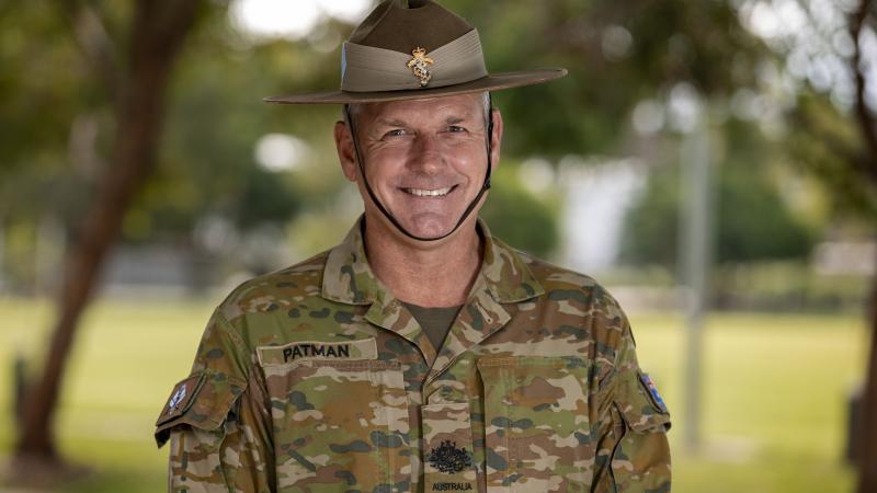 Australian Army soldier Warrant Officer Class One Mick Patman is the Headquarters 7th Brigade artificer sergeant major at Gallipoli Barracks in Brisbane. Photo: Corporal Nicole Dorrett