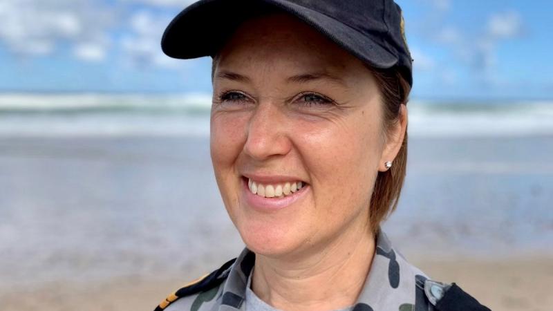  Lieutenant Julie Storok said her role as a Navy Reserve psychologist complemented her civilian role supporting the mental health of students and teachers.