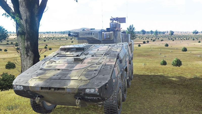 Digital renderings of the Boxer CRV using the MAK ONE suite