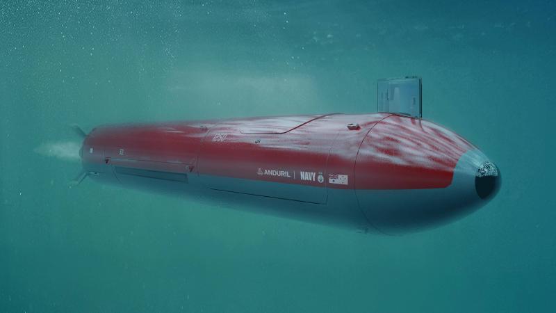 Anduril has partnered with Defence to design and develop extra-large autonomous undersea vehicles. Photo: Anduril