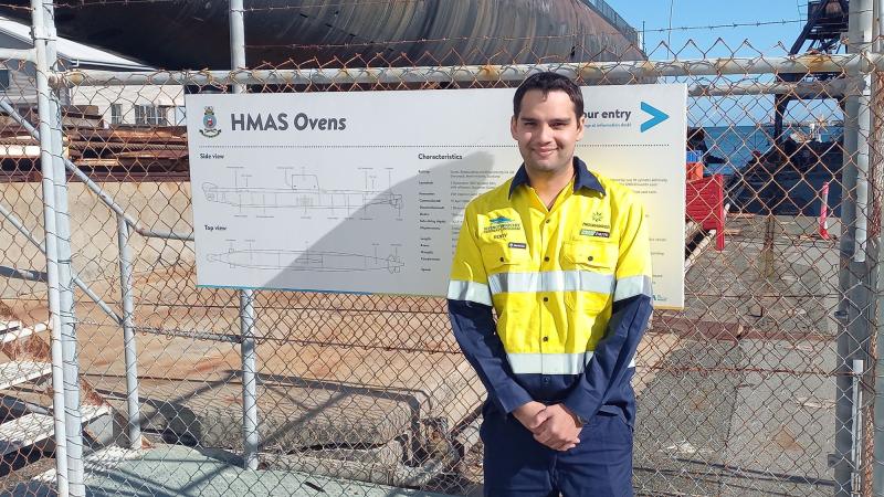 Rory Albert from the Defence Industry Pathways Program Aboriginal and Torres Strait Islander intake.