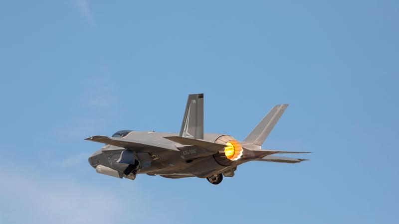 An Air Force F-35A Lightning II aircraft during Exercise Arnhem Thunder, held at RAAF Base Darwin, Northern Territory. Photo: Leading Aircraftman Stewart Gould