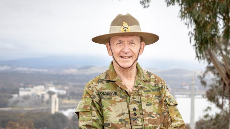Inaugural patron of the ADF Cadets, General (retd) Sir Peter Cosgrove, former Chief of the Defence Force and former Governor-General, in Canberra. Photo: Nicole Mankowski