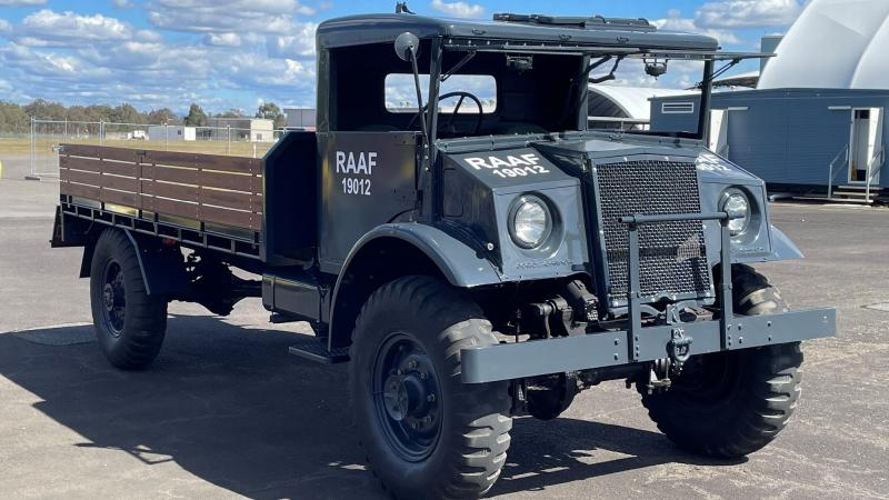 Blitz truck 19012 after being restored by History and Heritage – Air Force’s Restoration Support Section. Photo: Flight Lieutenant Karyn Markwell